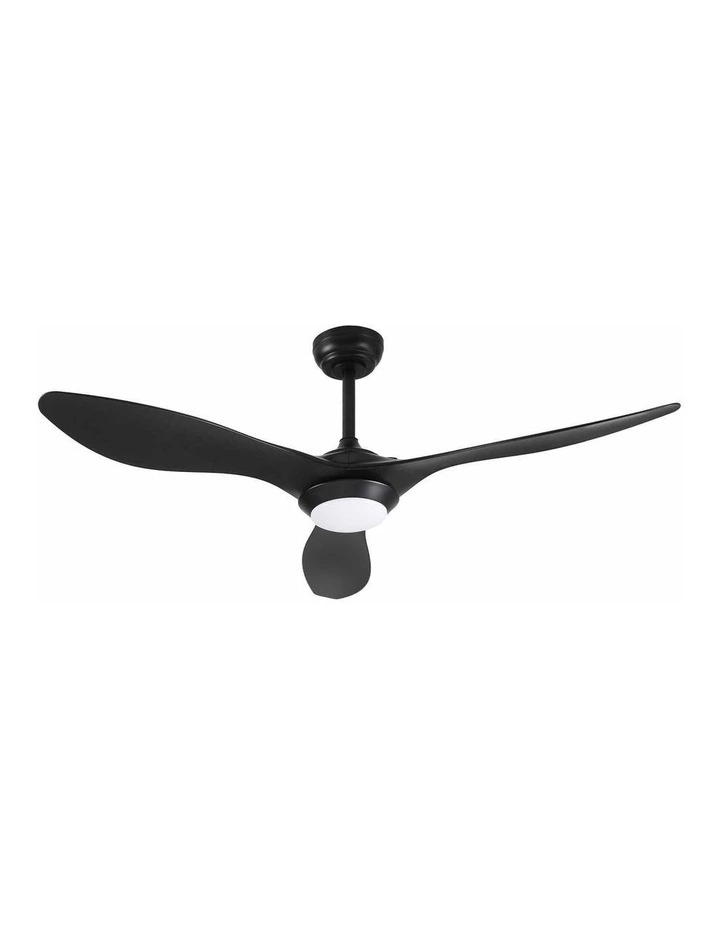 Devanti 52'' Ceiling Fan DC Motor w/Light w/Remote - Black image 3