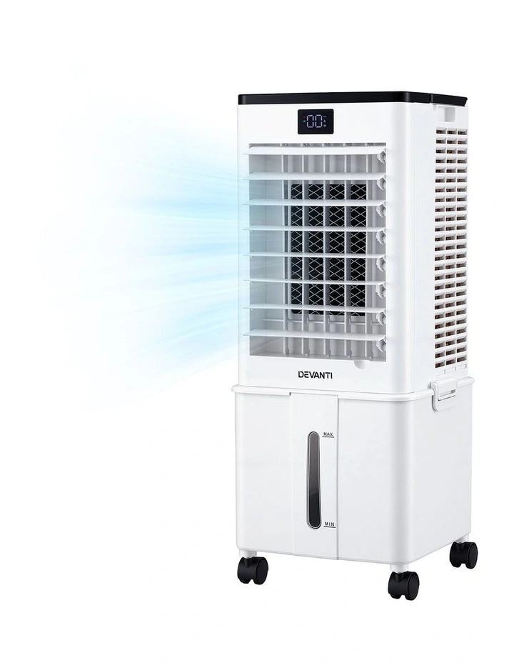 Devanti 8L 3-in-1 Evaporative Air Cooler 4 Ice Packs Remote Control 3 Speed image 3