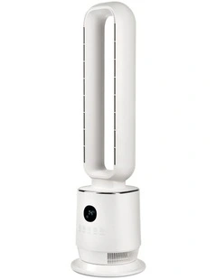 Electric Bladeless Fan with 3 Speed Settings, Timer and Remote Control