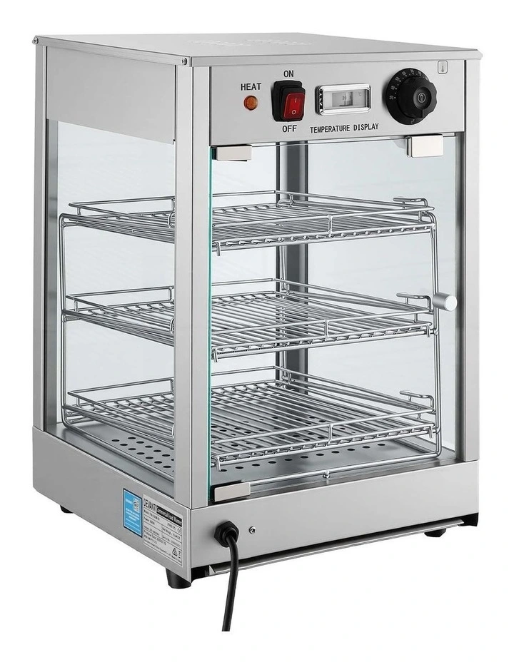 Devanti Commercial Food Warmer 850W 3 Shelf Heated Display Cabinet image 3