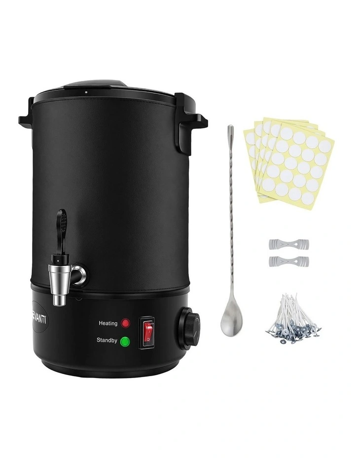 Devanti 6L Wax Melter Candle Making 1520W Melting Pot Furnace Quick Pour Spout Soy Soap image 1