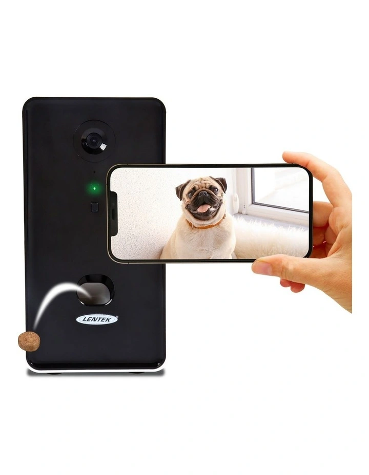 Smart Treat Feeder With Wifi Camera in Multi image 1