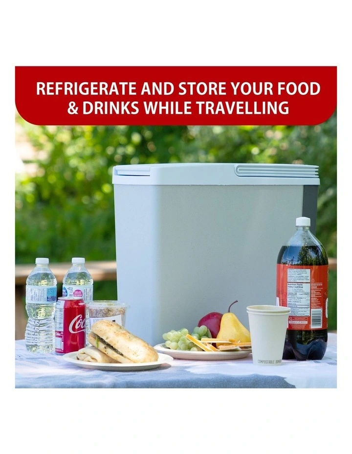 12v Personal Cooler Portable Travel Fridge 17L image 2