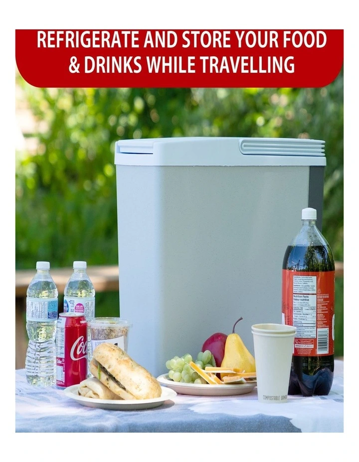 12v Personal Cooler Portable Travel Fridge 17L image 3