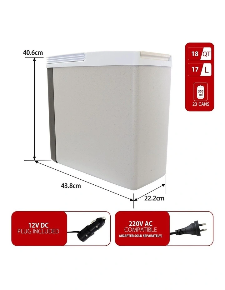 12v Personal Cooler Portable Travel Fridge 17L image 6