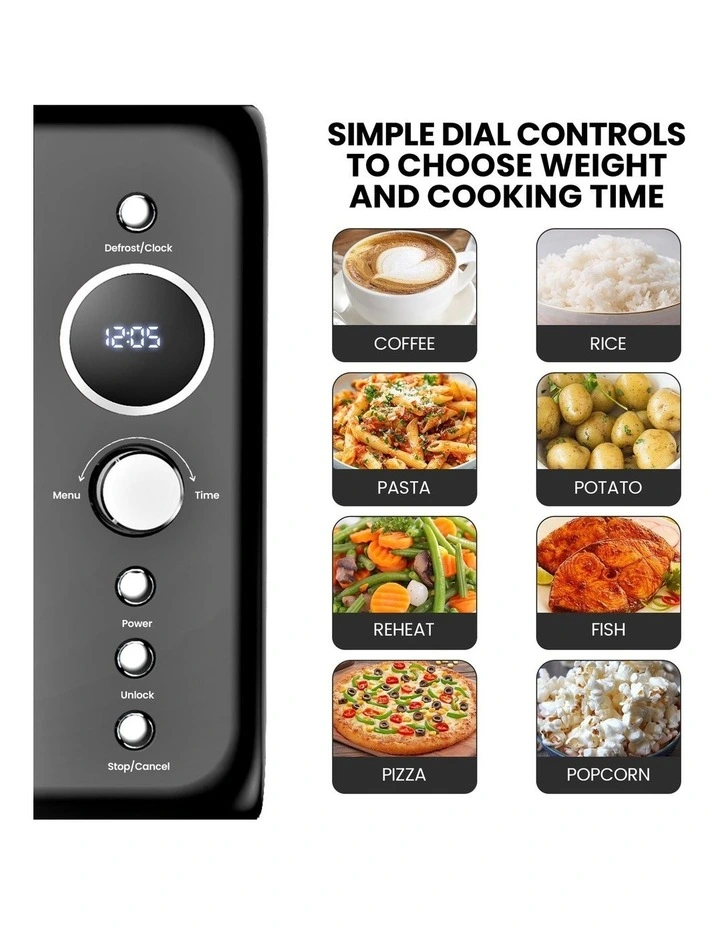 Retro Microwave Oven 20L image 4