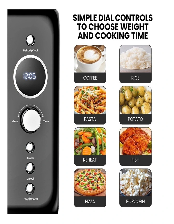 Retro Microwave Oven 20L image 4
