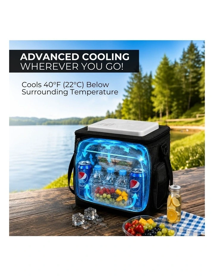 12V Cool Bag 13L in Black image 6