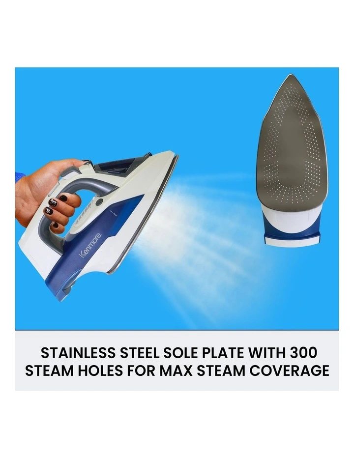 Clothing Steam Iron in Blue image 2