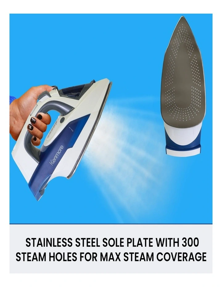 Clothing Steam Iron in Blue image 3