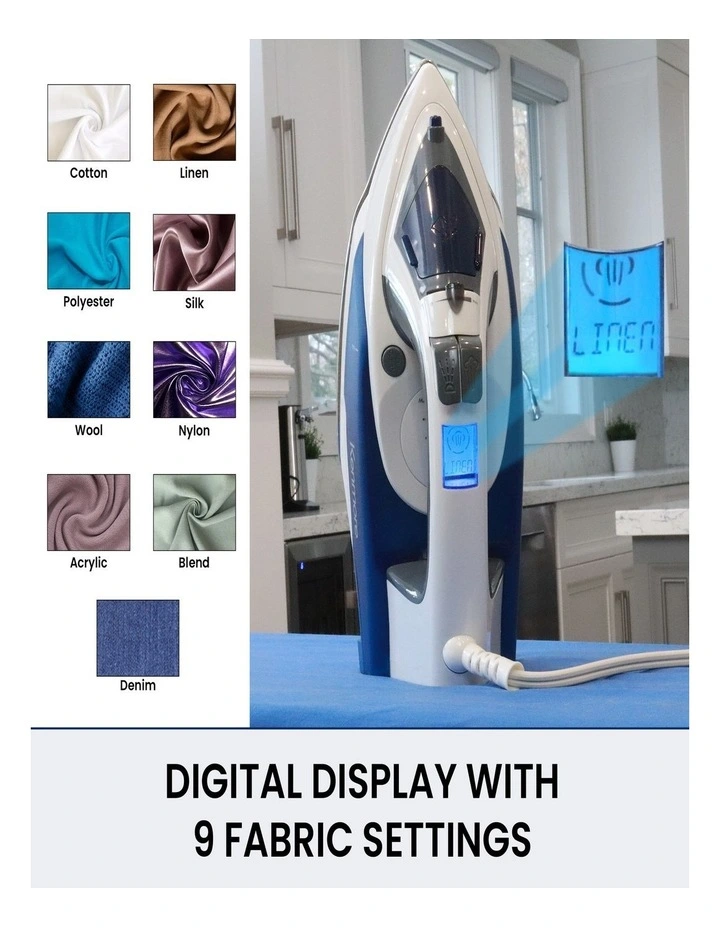 Clothing Steam Iron in Blue image 4