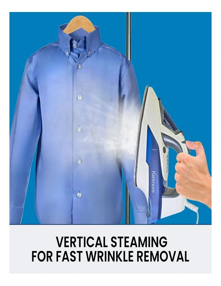 Clothing Steam Iron in Blue image 5