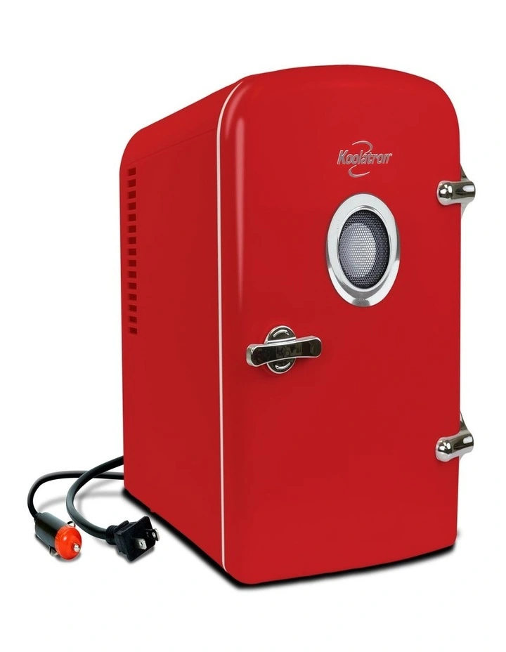 Retro Mini Fridge With Bluetooth Speaker 4L image 1