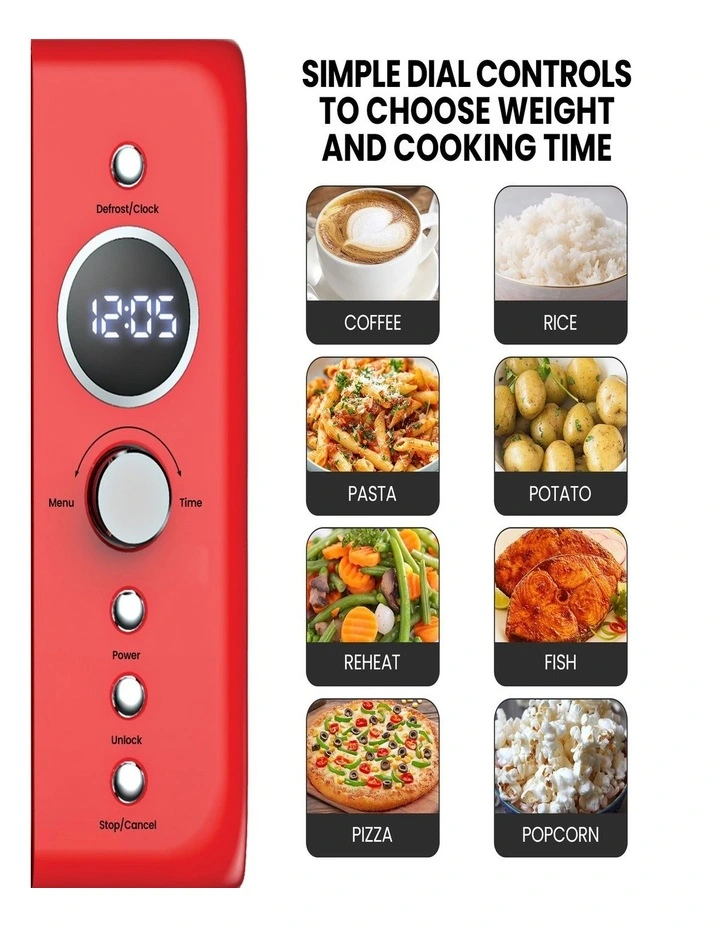Retro Microwave Oven 20L image 4