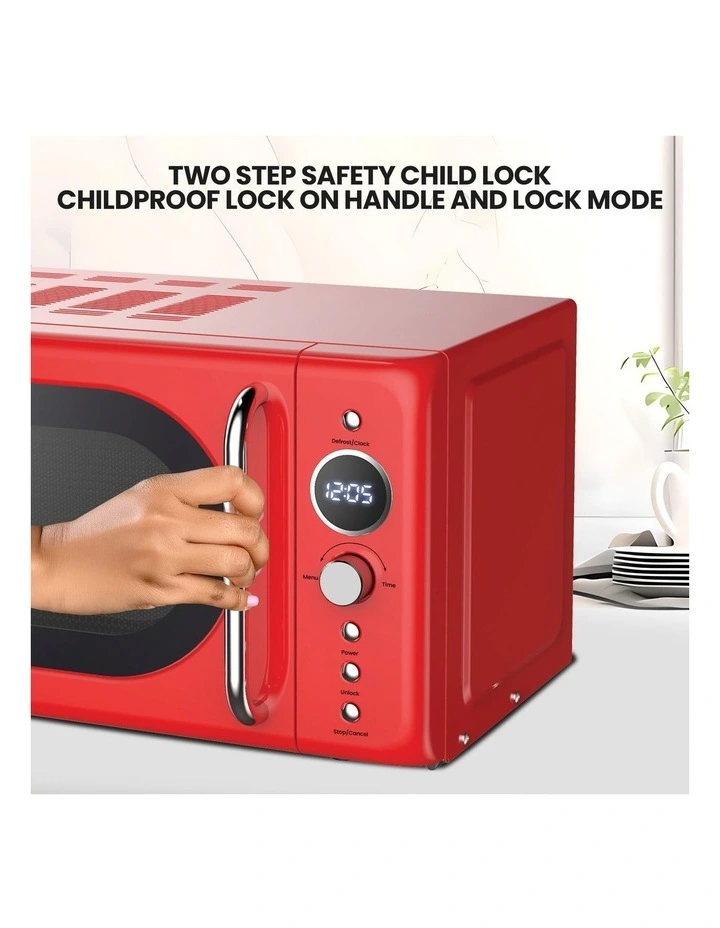 Retro Microwave Oven 20L image 5