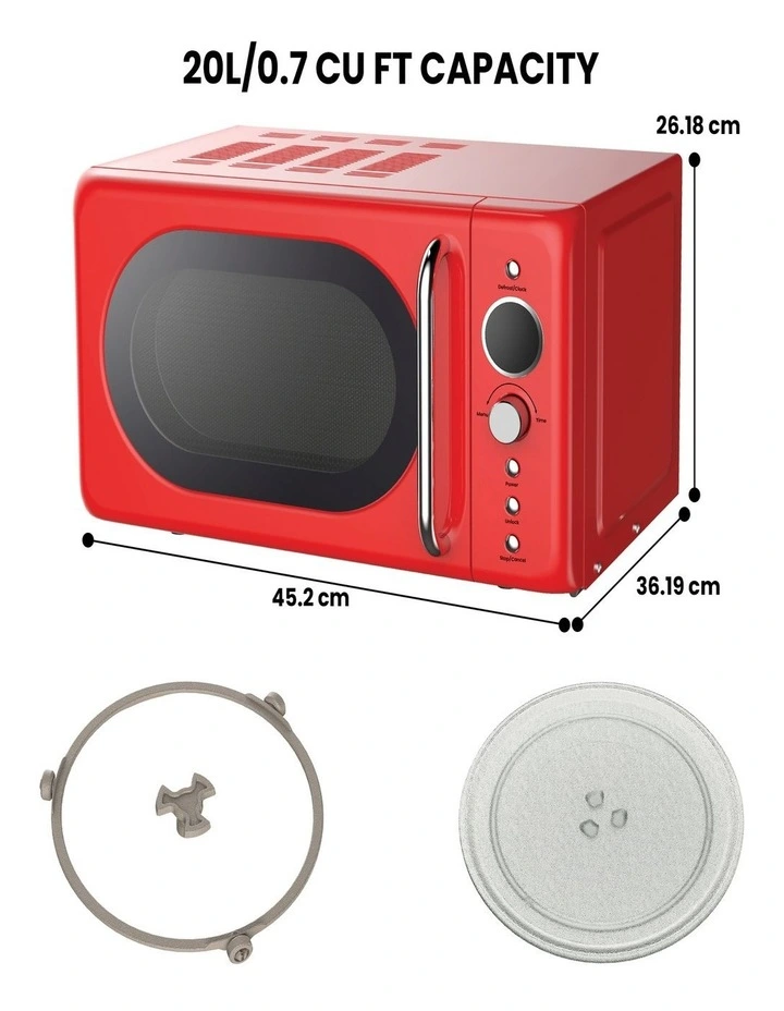 Retro Microwave Oven 20L image 6