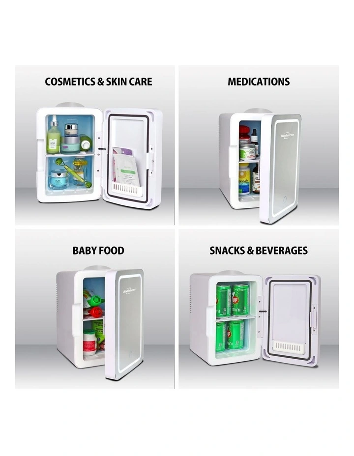 Cosmetics Fridge With LED Mirror 6L image 5