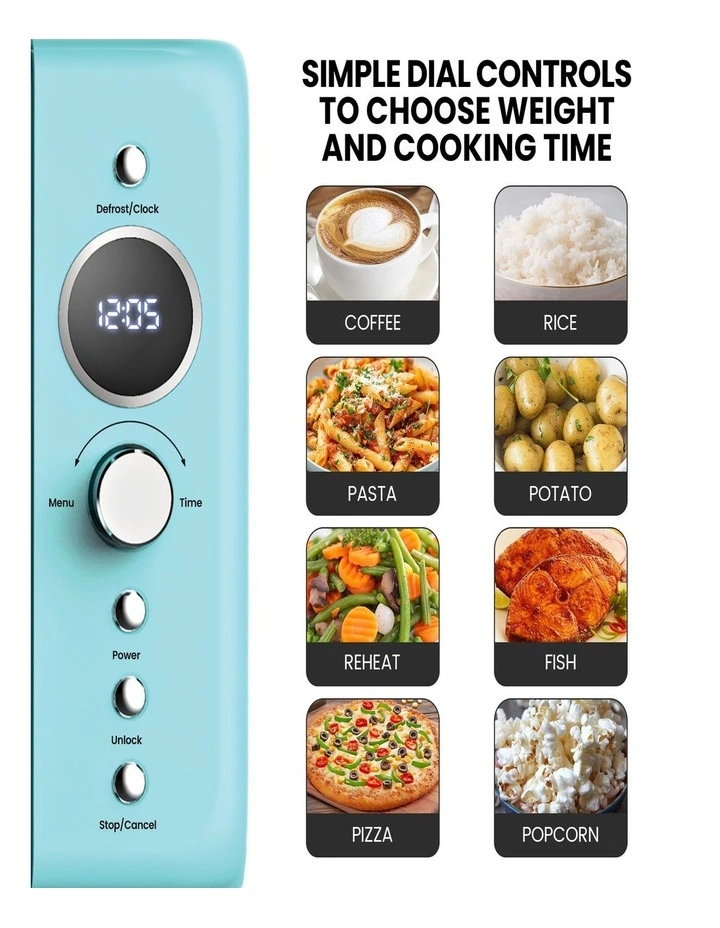 Retro Microwave Oven 20L image 4