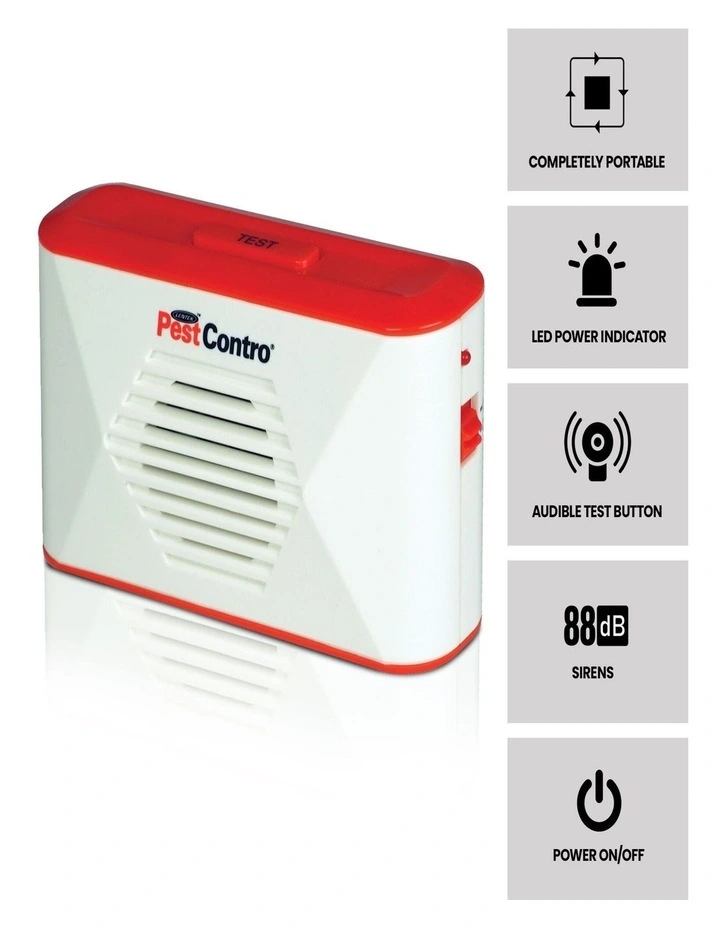 Pest Contro Ultrasonic Repeller in White image 4