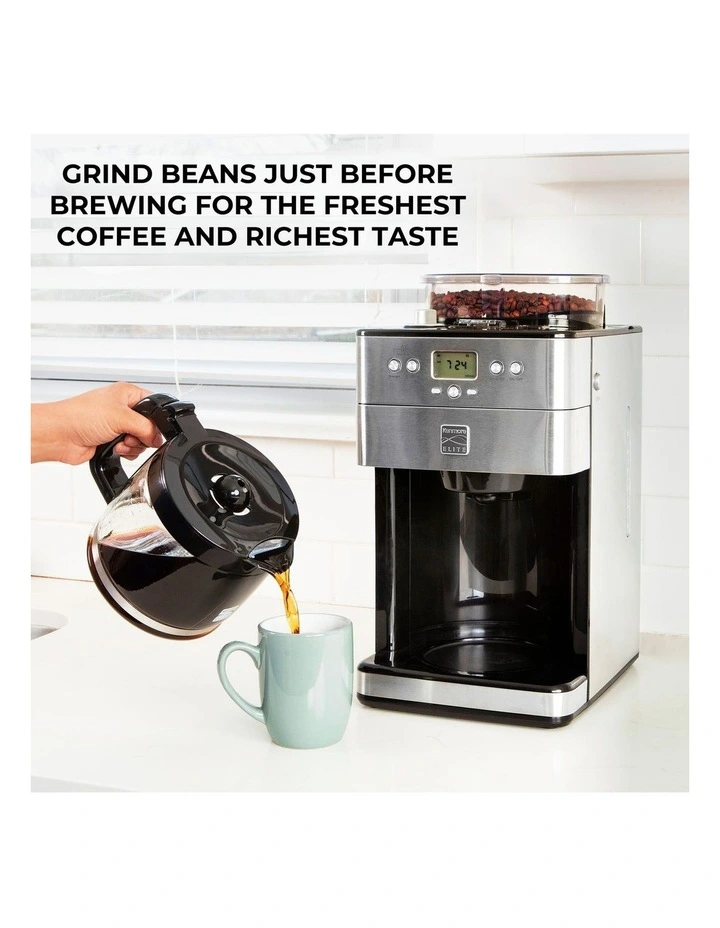 Elite Automatic Coffee Maker With Burr Grinder image 6