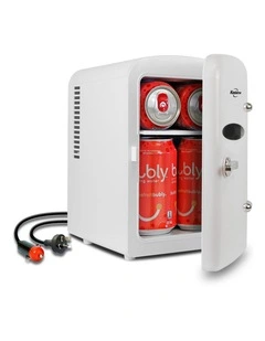 Retro Portable Mini Fridge 4L