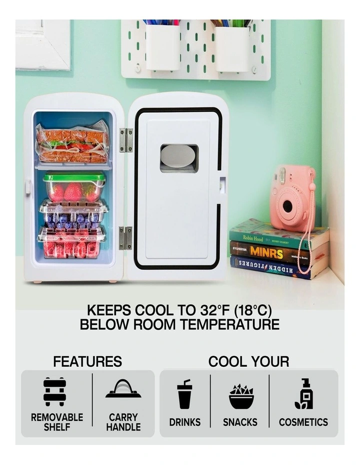 Retro Portable Mini Fridge 4L image 4