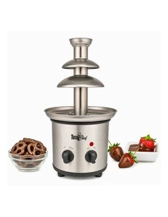 Stainless Steel 3 Tier Chocolate Fondue Fountain 680g