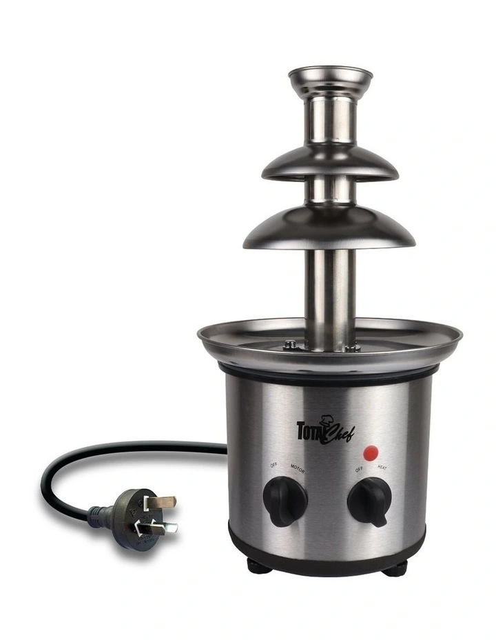 Stainless Steel 3 Tier Chocolate Fondue Fountain 680g image 7