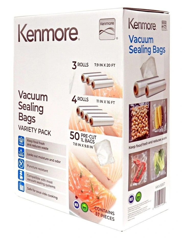 Vacuum Sealer Bag And Roll Pack of 57 Pieces image 1