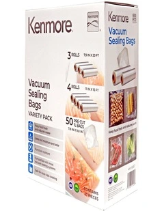 Vacuum Sealer Bag And Roll Pack of 57 Pieces