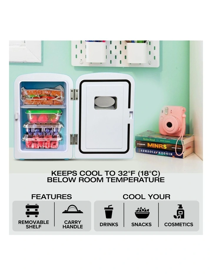 Retro Mini Fridge 4L image 4