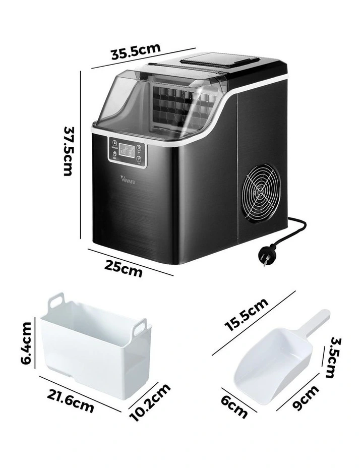 3.2L Ice Maker Machine Portable Stainless image 3