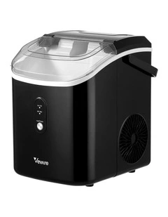 Nugget Ice Maker Portable Machine 15kg in Black