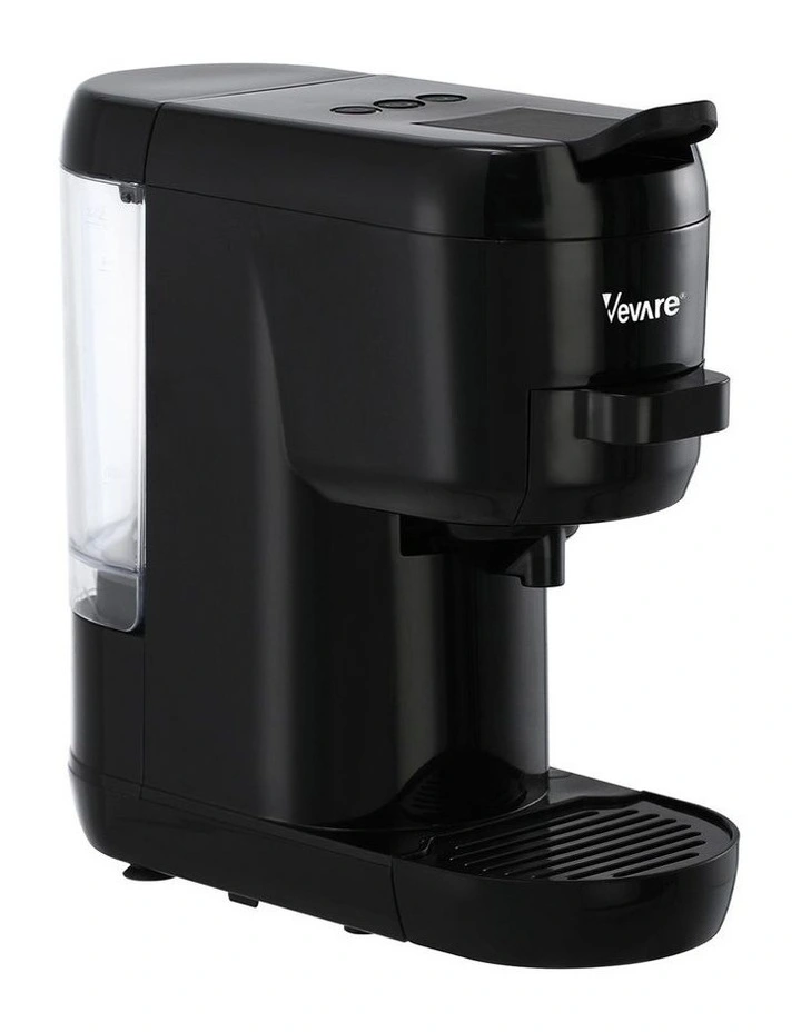 Vevare Capsule Coffee Machine 19 Bar 3in1 Nespresso Dolce-Gusto Maker Black image 1