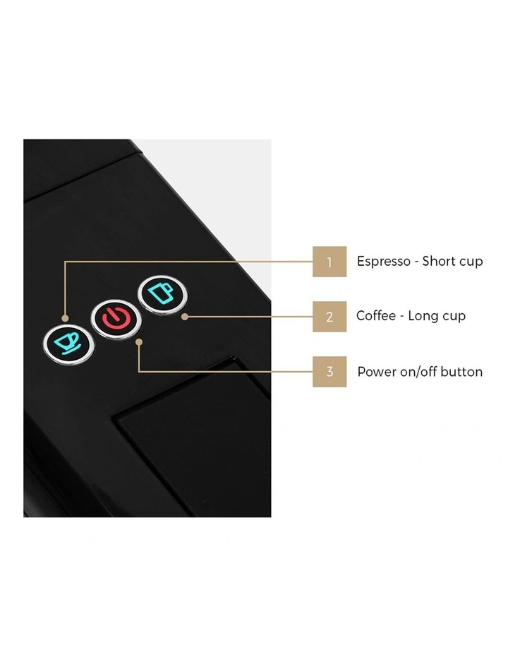 Vevare Capsule Coffee Machine 19 Bar 3in1 Nespresso Dolce-Gusto Maker Black image 5