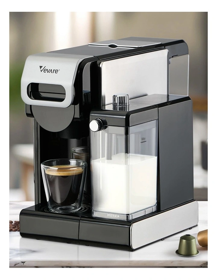 Vevare 5in1 Capsule Coffee Machine Milk Frother Nespresso Dolce-Gusto Pod Maker image 4