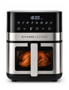 Kitchen Couture 5.5L PFAS-Free Ceramic Air Fryer, ClearView Window, 1600W