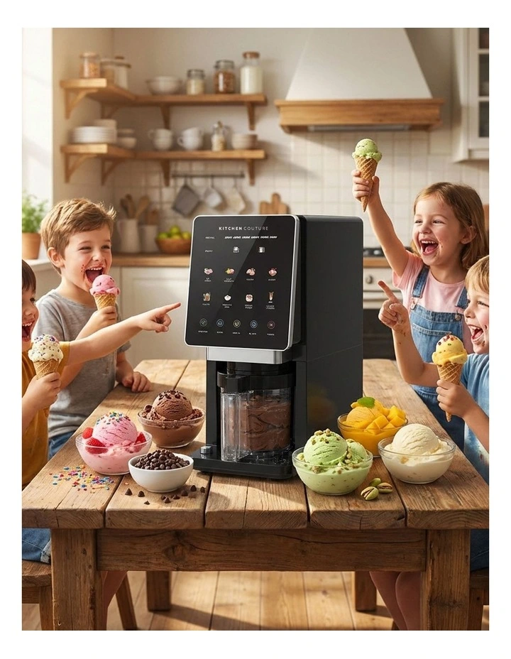 Kitchen Couture Whippi Ice Cream & Sorbet Maker, 3 Prep Pots, 800W Motor image 4