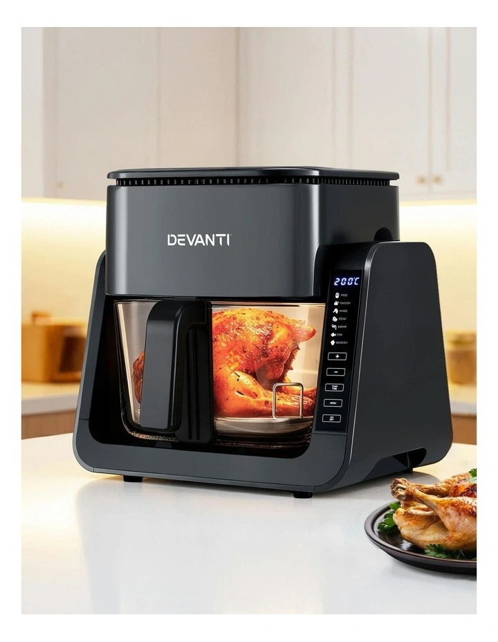 2-IN-1 Air Fryer 5.5L in Black image 3