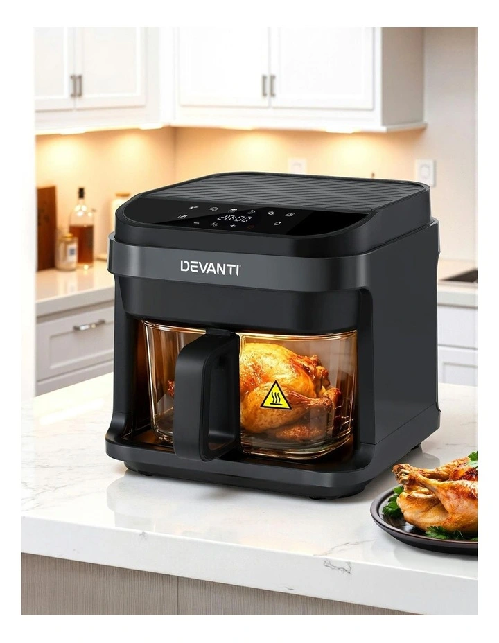 Air Fryer Touch Control Electric Cooker 1200W 5.5L in Black image 3