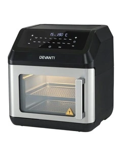 Air Fryer LCD Oven 13L in Black