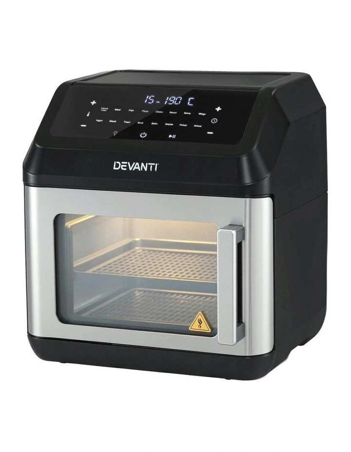 Air Fryer LCD Oven 13L in Black image 1
