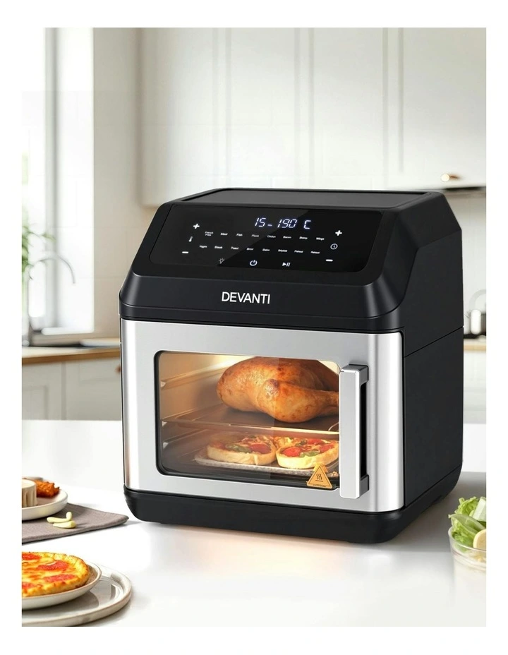 Air Fryer LCD Oven 13L in Black image 3