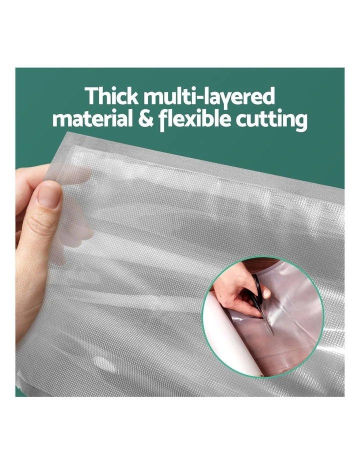 10 Rolls Food Vacuum Sealer Bags 28cmX6m image 5