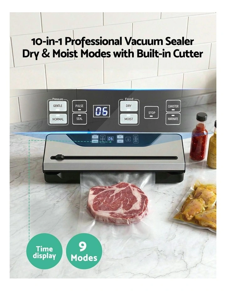 Food Vacuum Sealer Machine in Black image 5