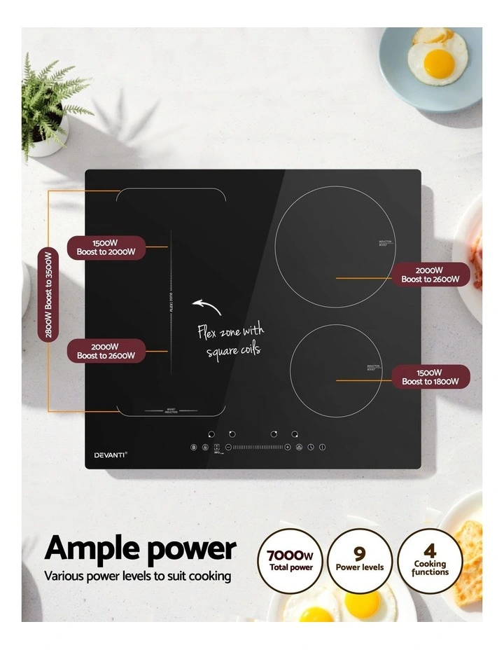 Induction Cooktop Electric Cooker 60cm in Black image 5