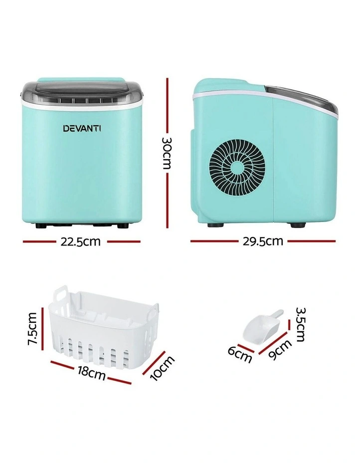 Ice Maker Machine With Self Cleaning 12kg in Green image 4