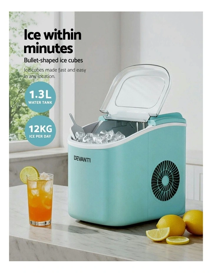 Ice Maker Machine With Self Cleaning 12kg in Green image 5