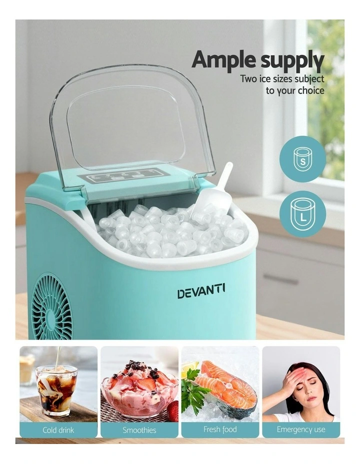 Ice Maker Machine With Self Cleaning 12kg in Green image 7