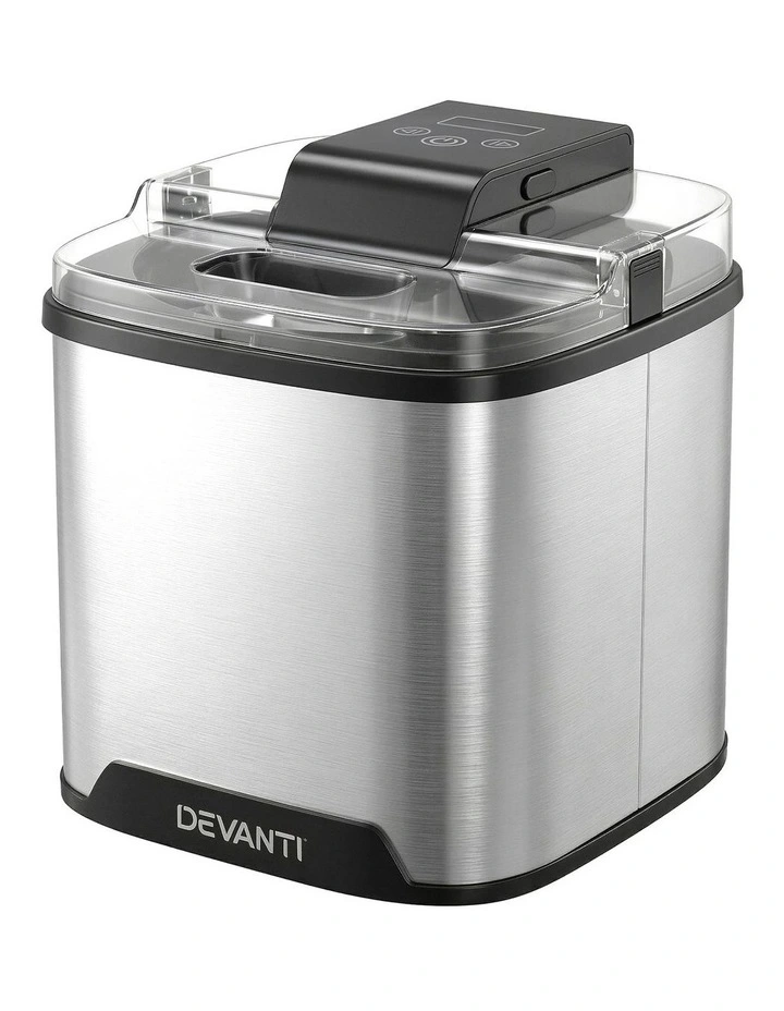 Ice Cream Maker Machine 2L in Sliver image 1